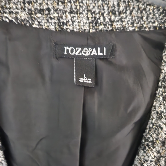 New with tags Roz & Ali Jacket Blazer Holidays Dress Work Size Large - Picture 2 of 5
